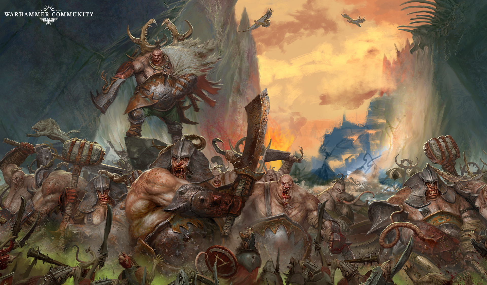 Faction detail: Ogor Mawtribes – Rasgos de Batalla